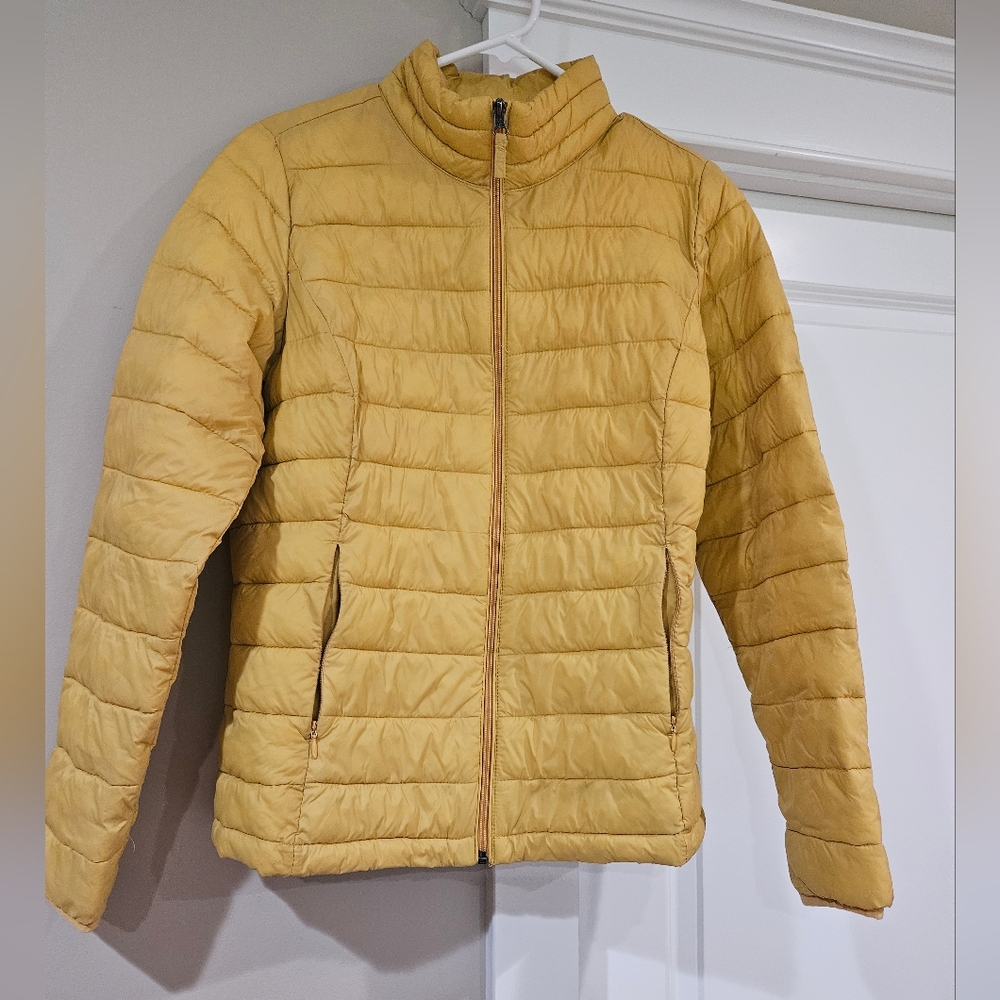 Amazon Essentials Mustard Puffer Jacket